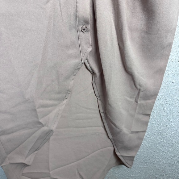 Gilli Taupe Button-Up Dress Size XS - Picture 3 of 7